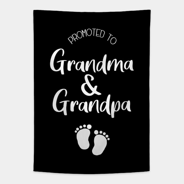 Promoted to Grandparents Tapestry by Die Designwerkstatt