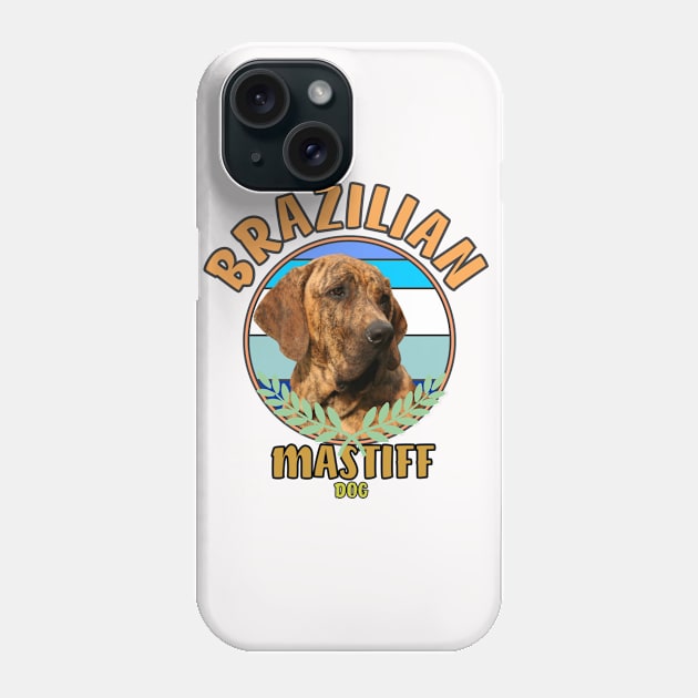 brazilian mastiff dog Phone Case by Carolina Cabreira