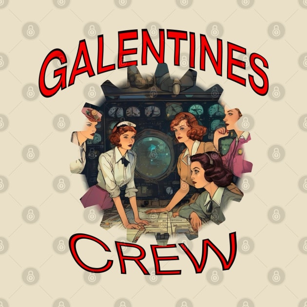 Galentines crew retro radar plotters by sailorsam1805