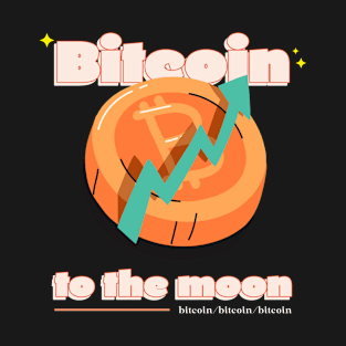 Bitcoin to the moon T-Shirt