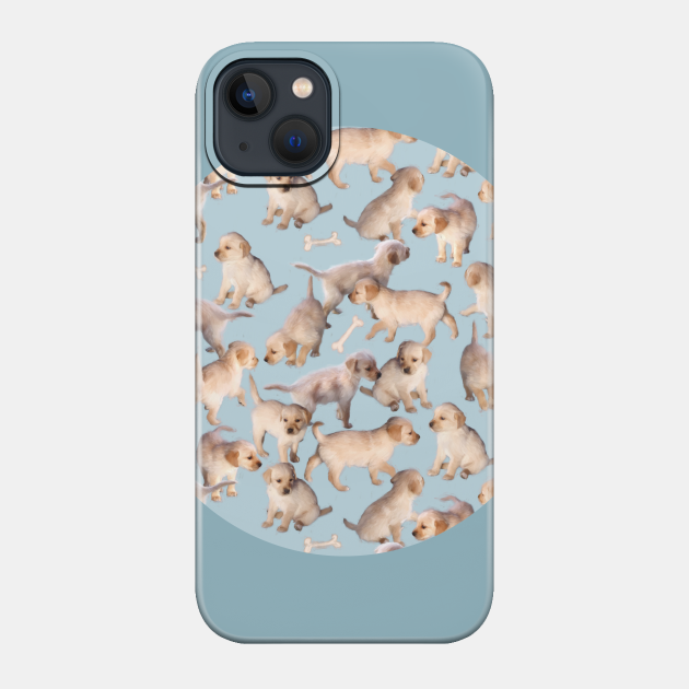 Too Many Puppies - Puppy - Phone Case