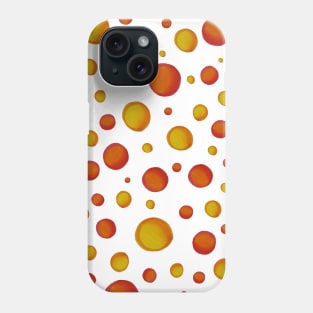 Yellow, Orange and Red Polka Dots Phone Case