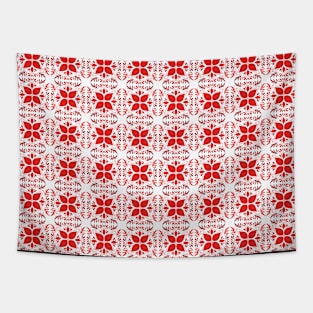 Christmas flowers Tapestry