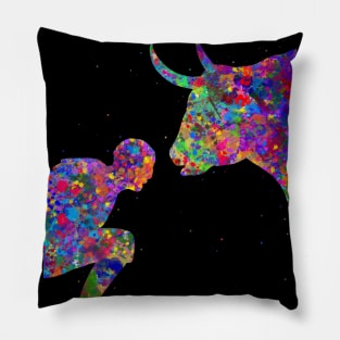 Matador watercolor Pillow