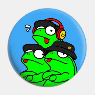 Lazy Frogs Crew Pin