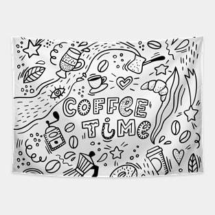 Coffee Time Tapestry