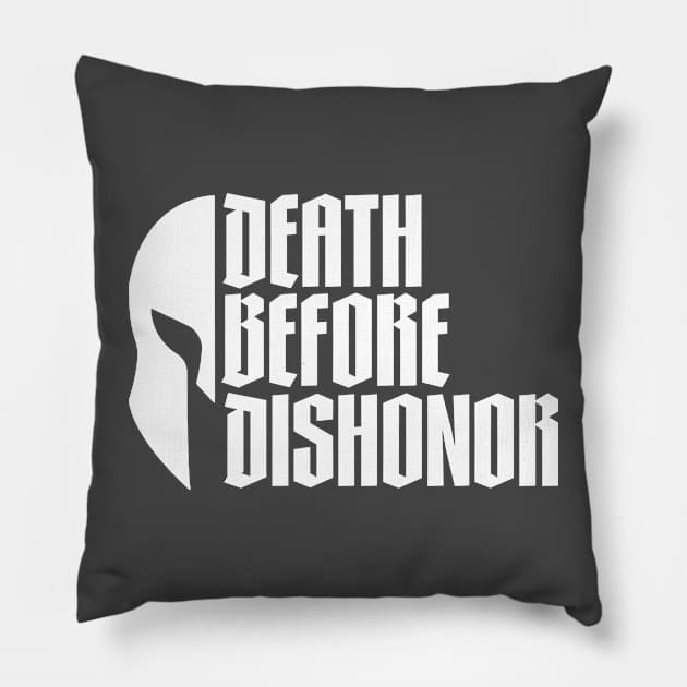 Death Before Dishonor Pillow by GRAND CRU