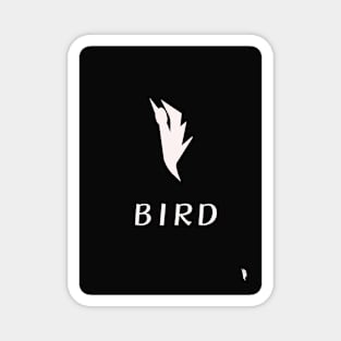 White bird of the author's logo Magnet