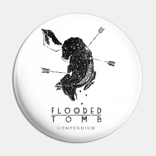 Flooded Tomb - Compendium - Black Logo Pin