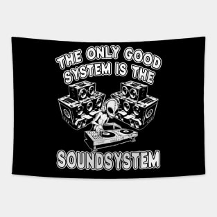 DJ Alien Rave Vinyl Soundsystem Tapestry