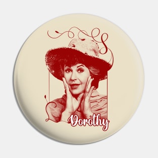 Smiling Face Dorothy Portrait Pin