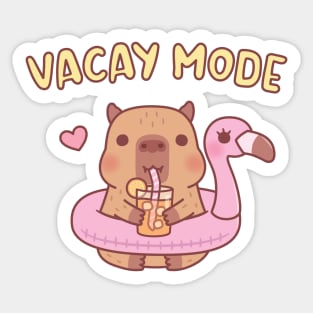 Cute funny capybara with a doughnut for capybara lovers Sticker for Sale  by Yarafantasyart in 2023