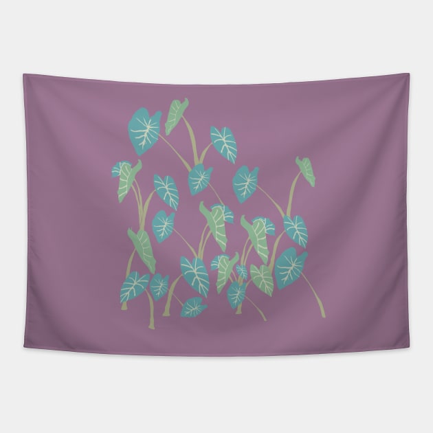 taro leaf hawaii souvenir Tapestry by daidai