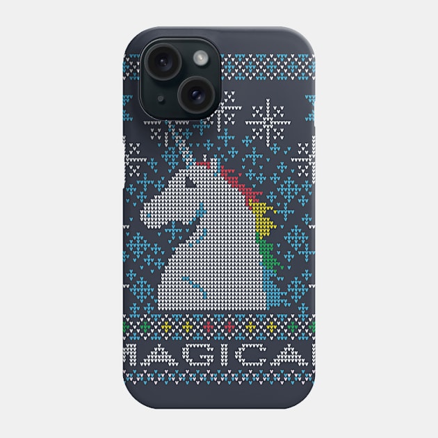 unicorn Christmas Phone Case by manikx