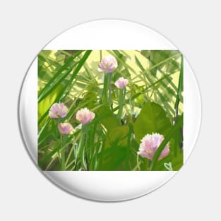 Purple Chives Pin