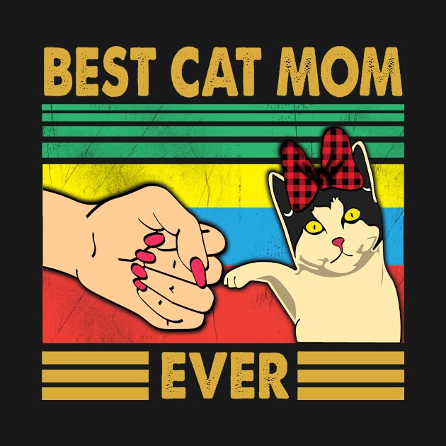 Best cat mom ever red headband by LinDey