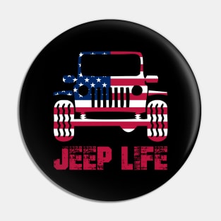 Jeep Vintage Retro Pin