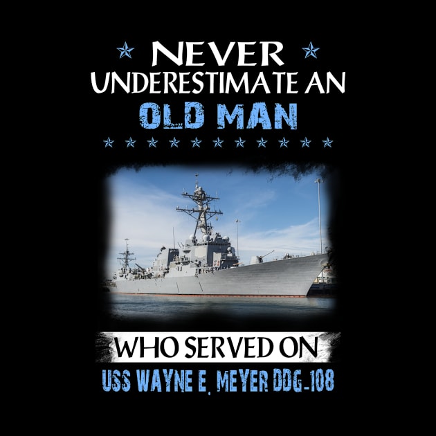 USS Wayne E. Meyer DDG-108 Veterans Day Christmas Gift by gussiemc