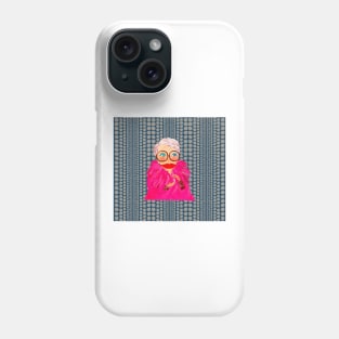 A chic Iris Apfel inspired Item Phone Case