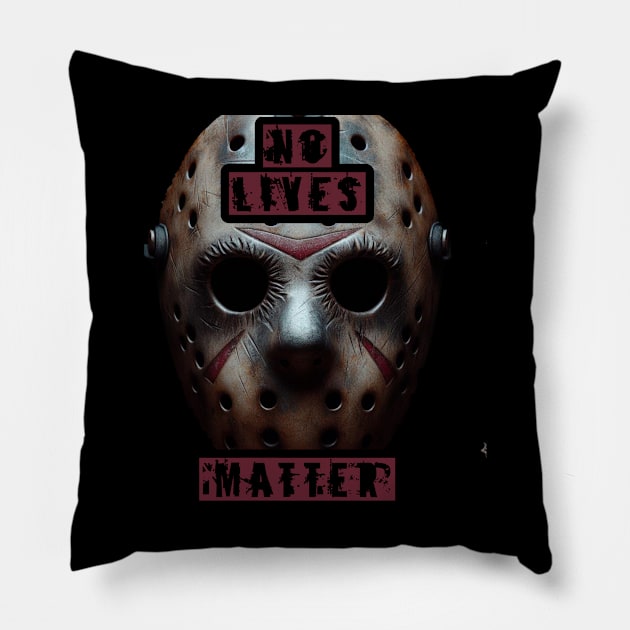 No Lives Matter Pillow by Evidence of the Machine