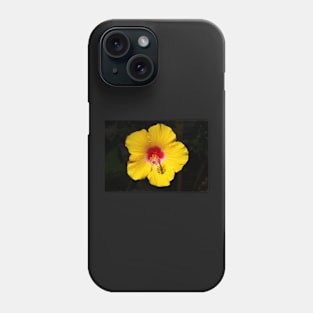 Yellow hibiscus Phone Case