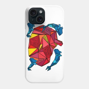 Geometric Brain Phone Case