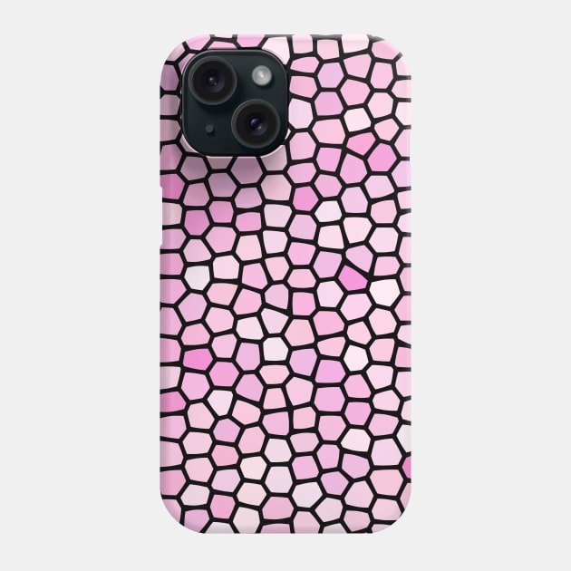 Painted Glass Of Soft and Bright Pink Colors Phone Case by Peaceful Space AS