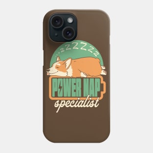 Powernap Specialist - Cute Lazy Dog Phone Case