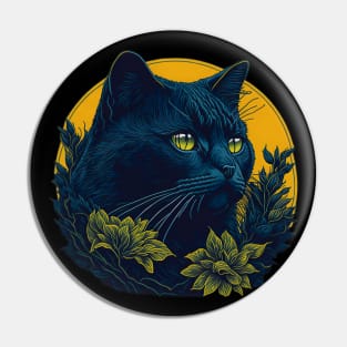 Cat Breed - Chartreux Cat Pin