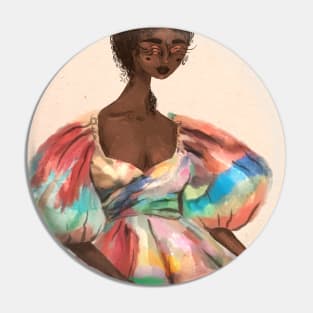 Fashion illustration Pin