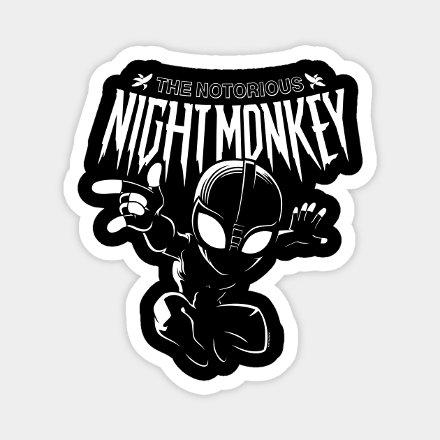 Night Monkey Magnet by wloem