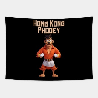 Hong Kong Hero Hound Tapestry