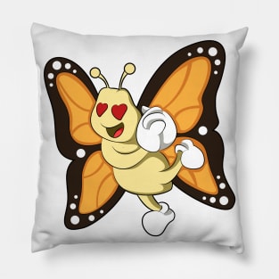 Butterfly with Heart Pillow