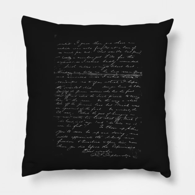 Letter Pillow by trashgoods