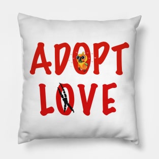 Adopt Love! - Ms. Sweet Pea, the Sun Conure! Pillow