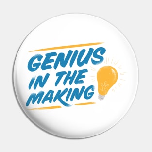 Genius In The Making Funny Social Distancing Gifts Pin