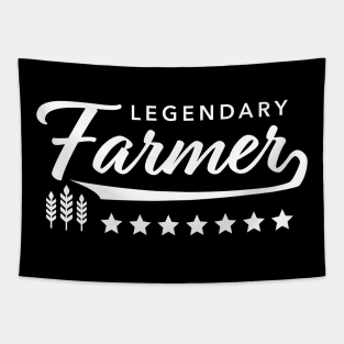 Legendary Farmer Stars Proud Farming Gift Tapestry