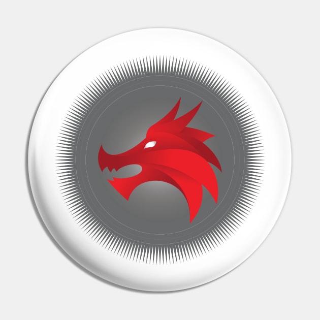 Red Dragon Pin by InnerBeast