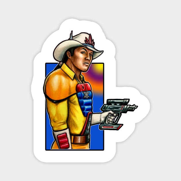 Marshall Bravestarr Magnet by sapanaentertainment