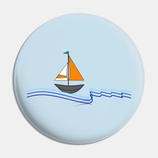 Sail Away Sailor Pin