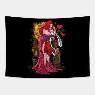 Animated Kiss Tapestry