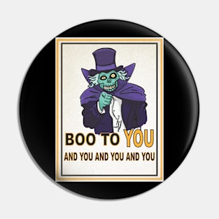 Boo To You Pin