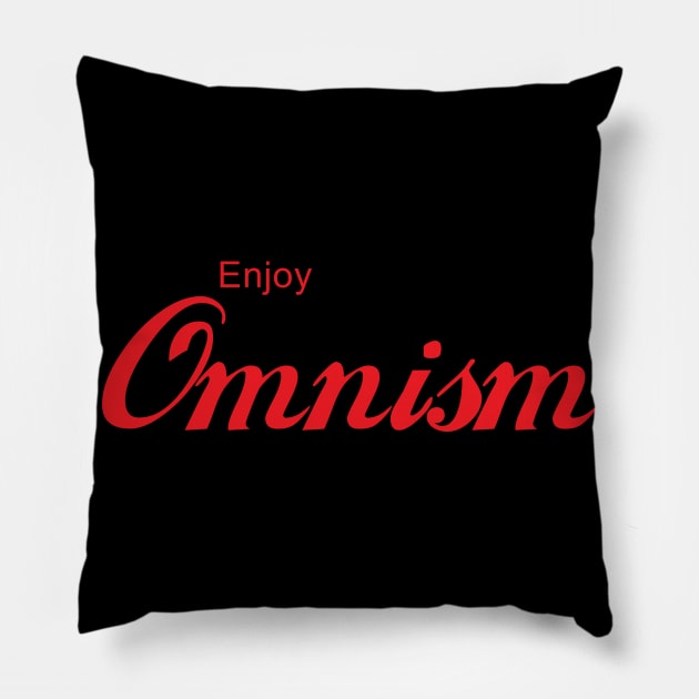 ENJOY OMNISM Pillow by Inner System