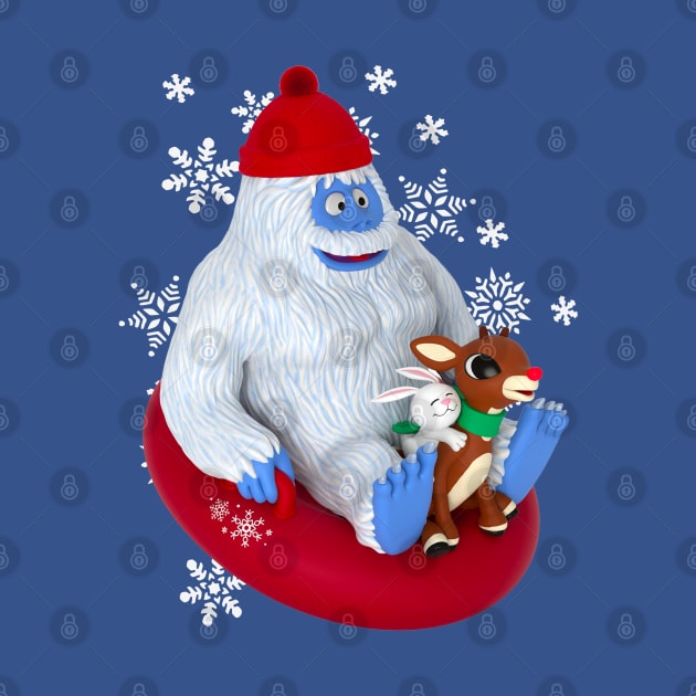 BUMBLE & RUDOLPH Snow Tubing by Pop Fan Shop