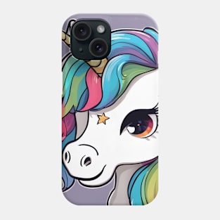 A Unicorn with attitude Phone Case