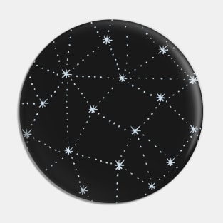 white stars Pin