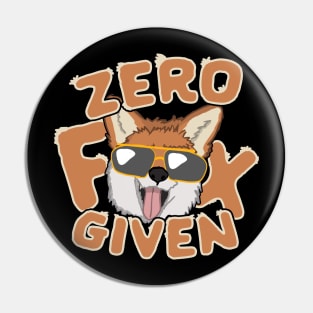 Zero Fox Given Pin