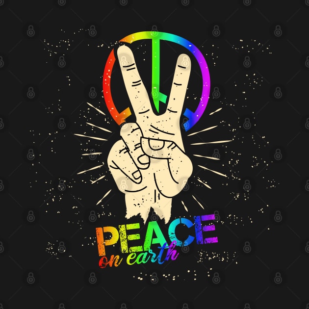 Peace on earth by Macphisto Shirts