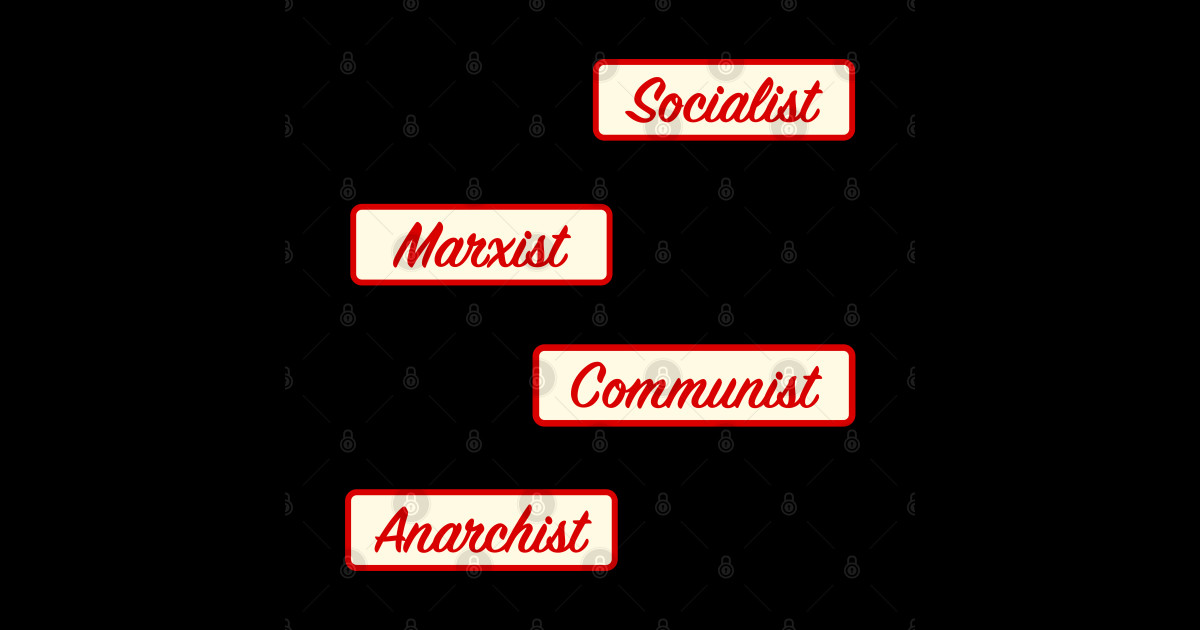 Leftist Ideology Sticker Pack - Leftist - Sticker | TeePublic