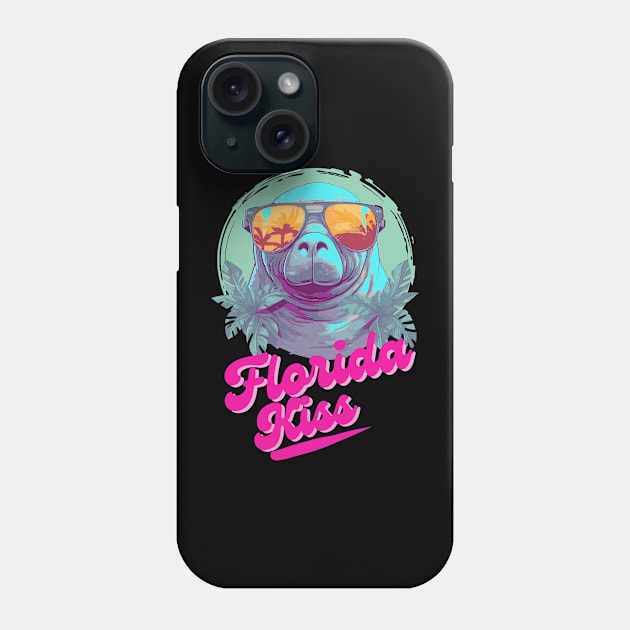 Florida kiss Phone Case by GraphGeek